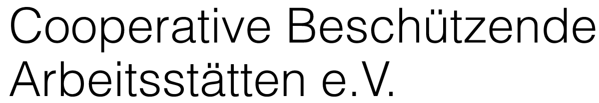 Logo cba - Cooperative Beschützende Arbeitsstätten e.V.